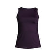 thumbnail image 1 of Lands' End Women's Petite Chlorine Resistant High Neck UPF 50 Modest Tankini Swimsuit Top, 1 of 3