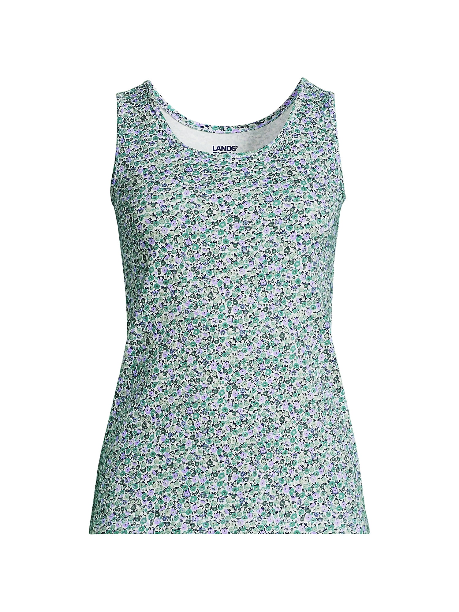 Lands' End Women's Petite Cotton Tank Top