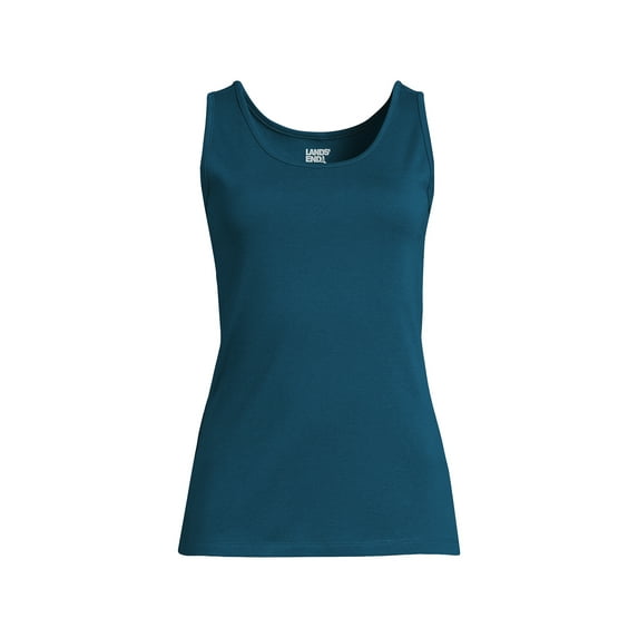Lands' End Women's Petite Cotton Tank Top
