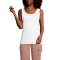 thumbnail image 1 of Lands' End Women's Petite Cotton Tank Top, 1 of 5