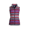 thumbnail image 1 of Lands' End Women's Petite Down Puffer Vest Print, 1 of 3