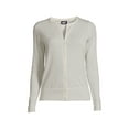 thumbnail image 1 of Lands' End Women's Petite Fine Gauge Cotton Cardigan Sweater, 1 of 3