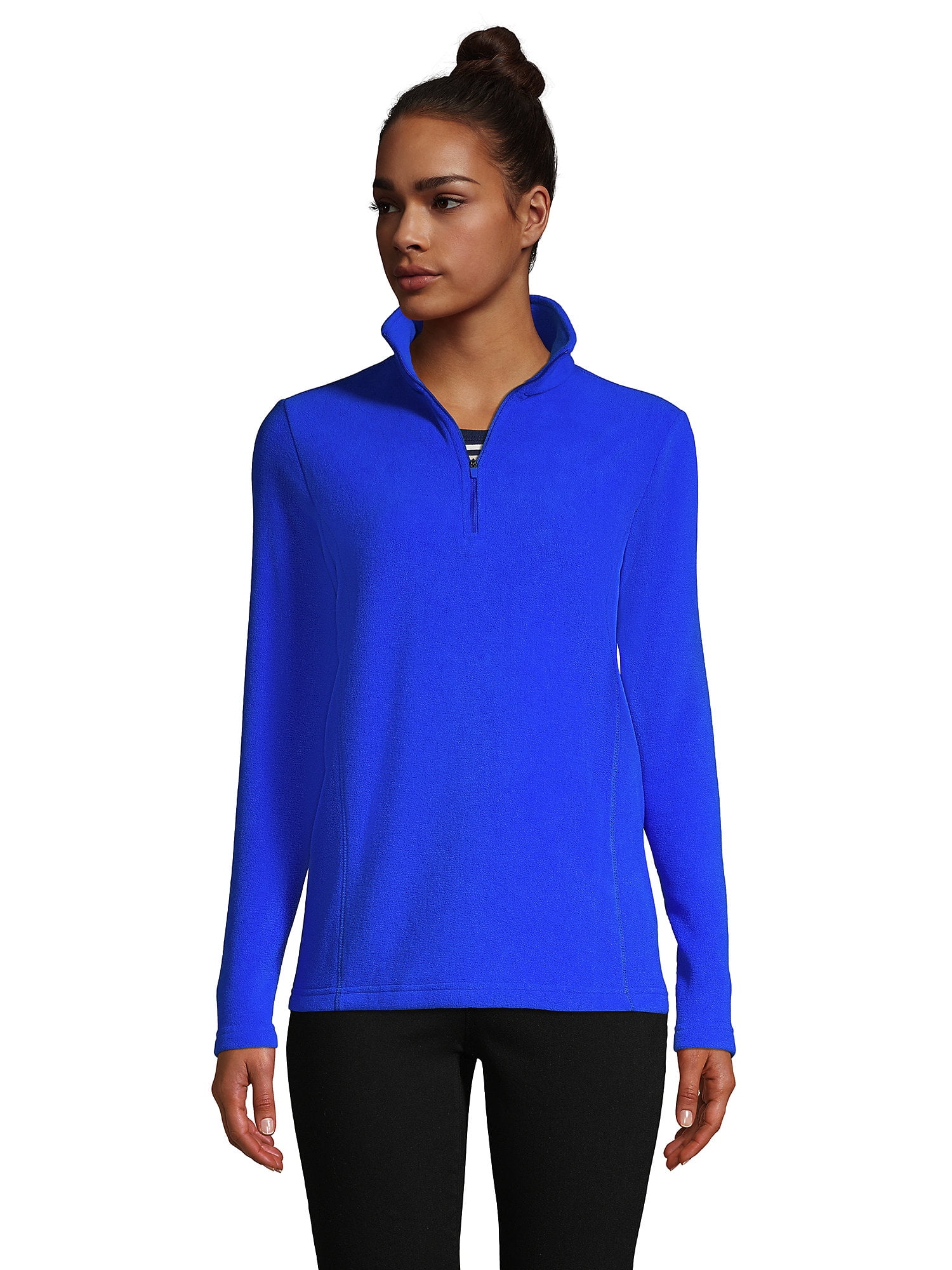 Lands' End Women's Petite Fleece Quarter Zip Pullover X Large Petite