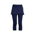 thumbnail image 1 of Lands' End Women's Petite High Waisted Modest Swim Leggings with UPF 50 Sun Protection, 1 of 3