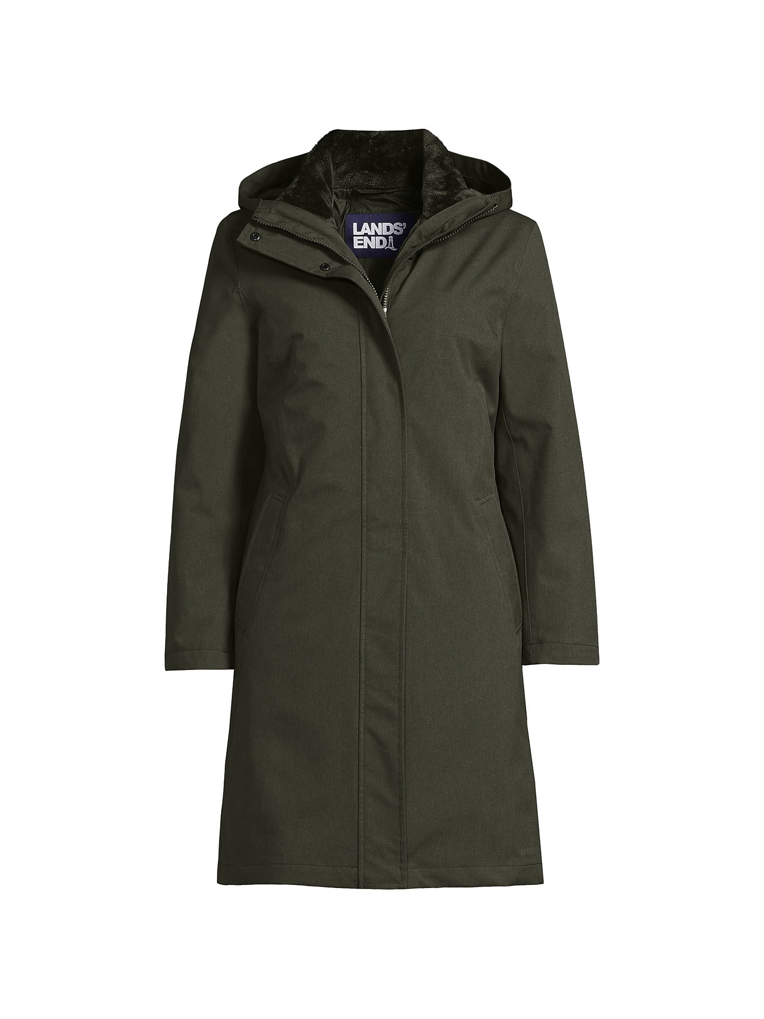 Lands' End Women's Petite Insulated 3 in 1 Primaloft Parka
