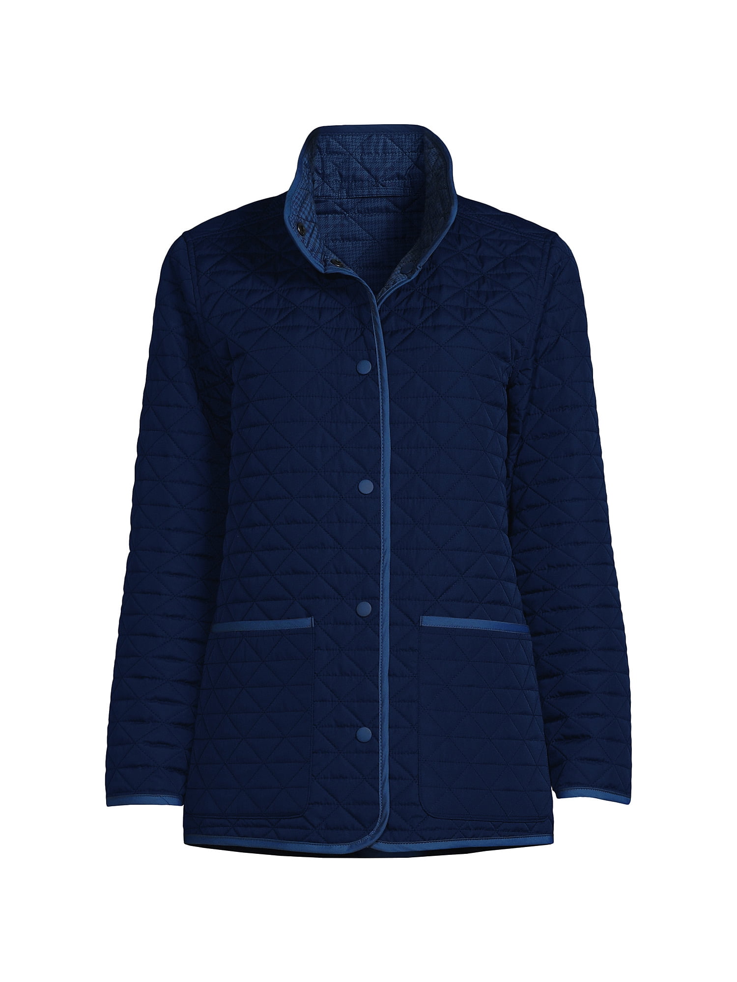 Lands' End Women's Petite Insulated Reversible Barn Jacket
