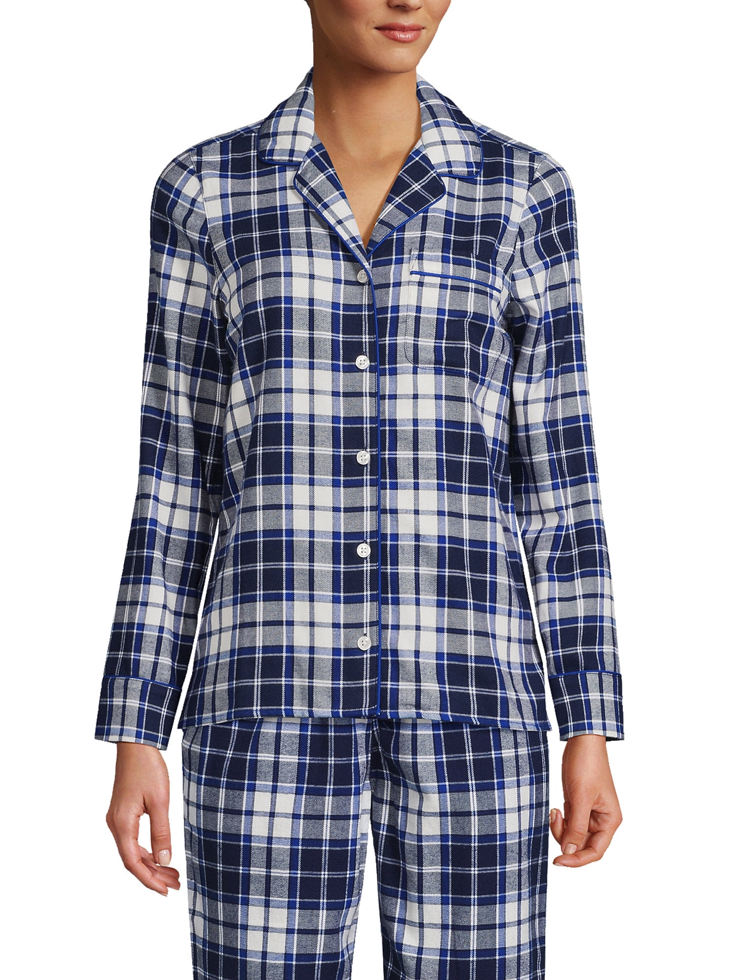 Plaid Lands End Womens Pjs Lands' End Women's Knit Long Sleeve T
