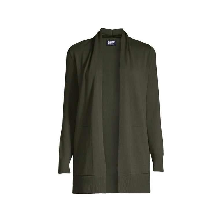 Lands end top sweater coat