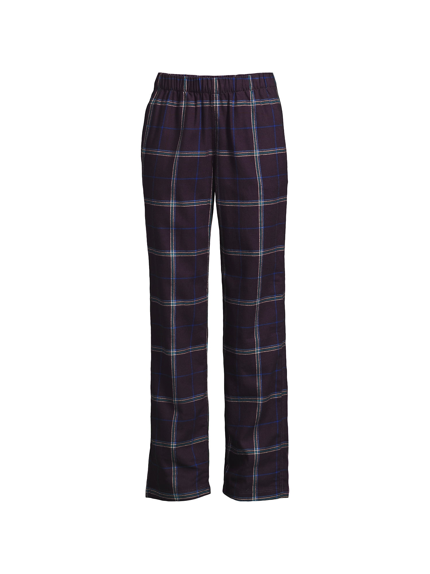 Lands' End Women's Petite Print Flannel Pajama Pants - Walmart.com