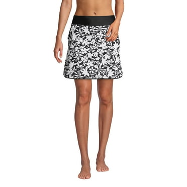 Lands' End Women's Petite Quick Dry Board Skort Swim Skirt
