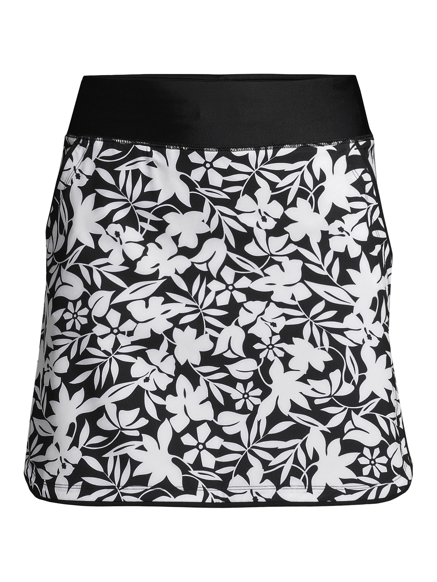 Lands' End Women's Petite Quick Dry Elastic Waist Active Board Skort