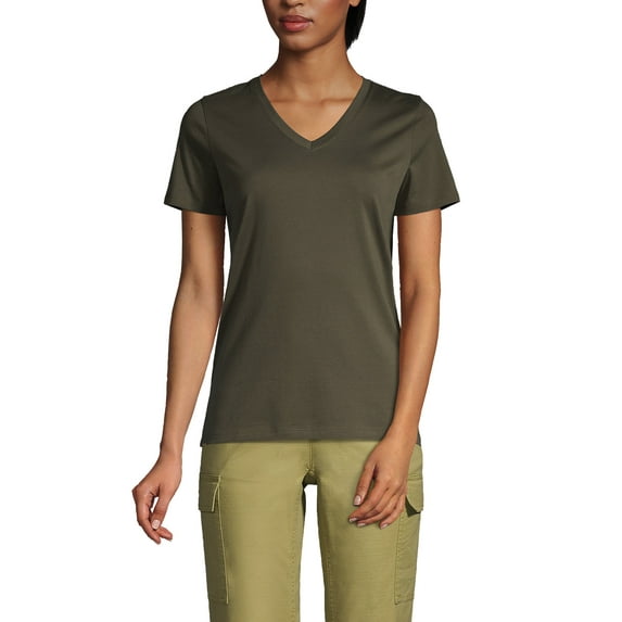 Lands' End Women's Petite Relaxed Supima Cotton T-Shirt