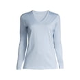 thumbnail image 1 of Lands' End Women's Petite Relaxed Supima Cotton T-Shirt, 1 of 3