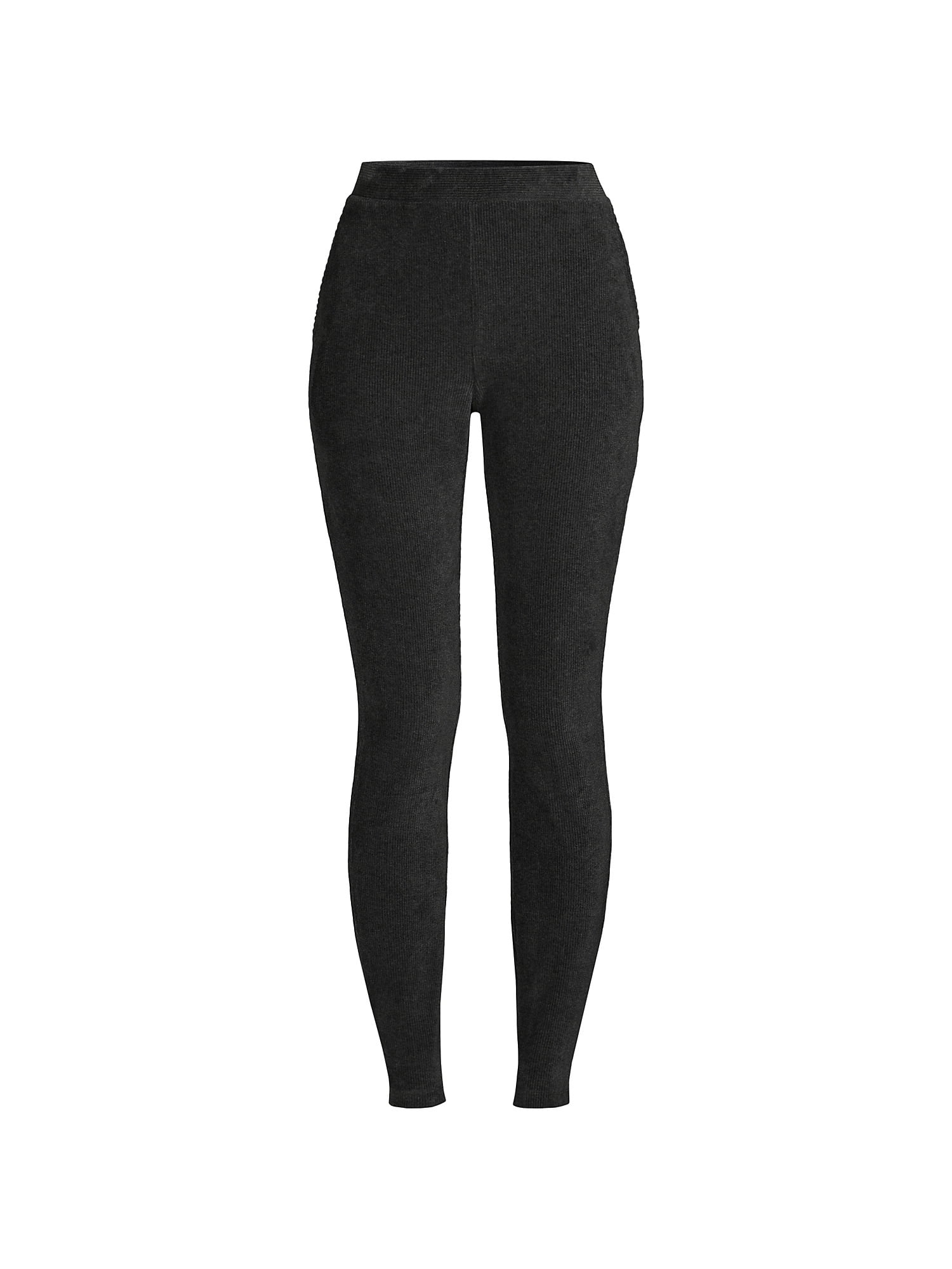 Lands' End Women s Sport Corduroy Leggings Charcoal Heather Petite X-Small  at  Women's Clothing store