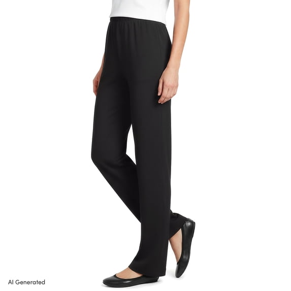 Lands' End Women's Petite Sport Knit High Rise Pants