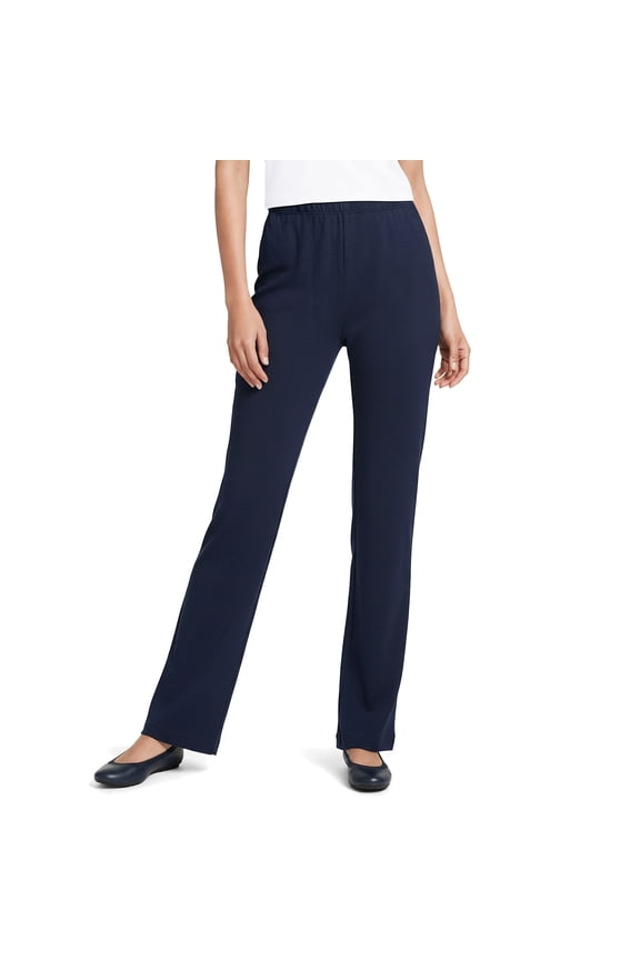 Women's Petite Sport Knit High Rise Pants