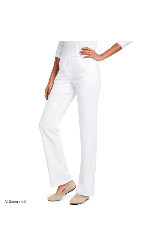 Women's Petite Sport Knit High Rise Pants