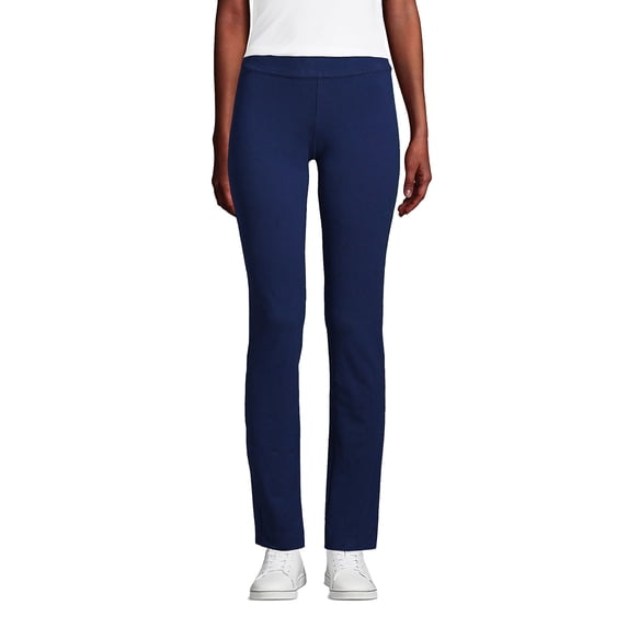 Lands' End Women's Petite Starfish Mid Rise Slim Leg Pants