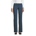 thumbnail image 1 of Lands' End Women's Petite Starfish Mid Rise Straight Leg Elastic Waist Pull On Pants, 1 of 3