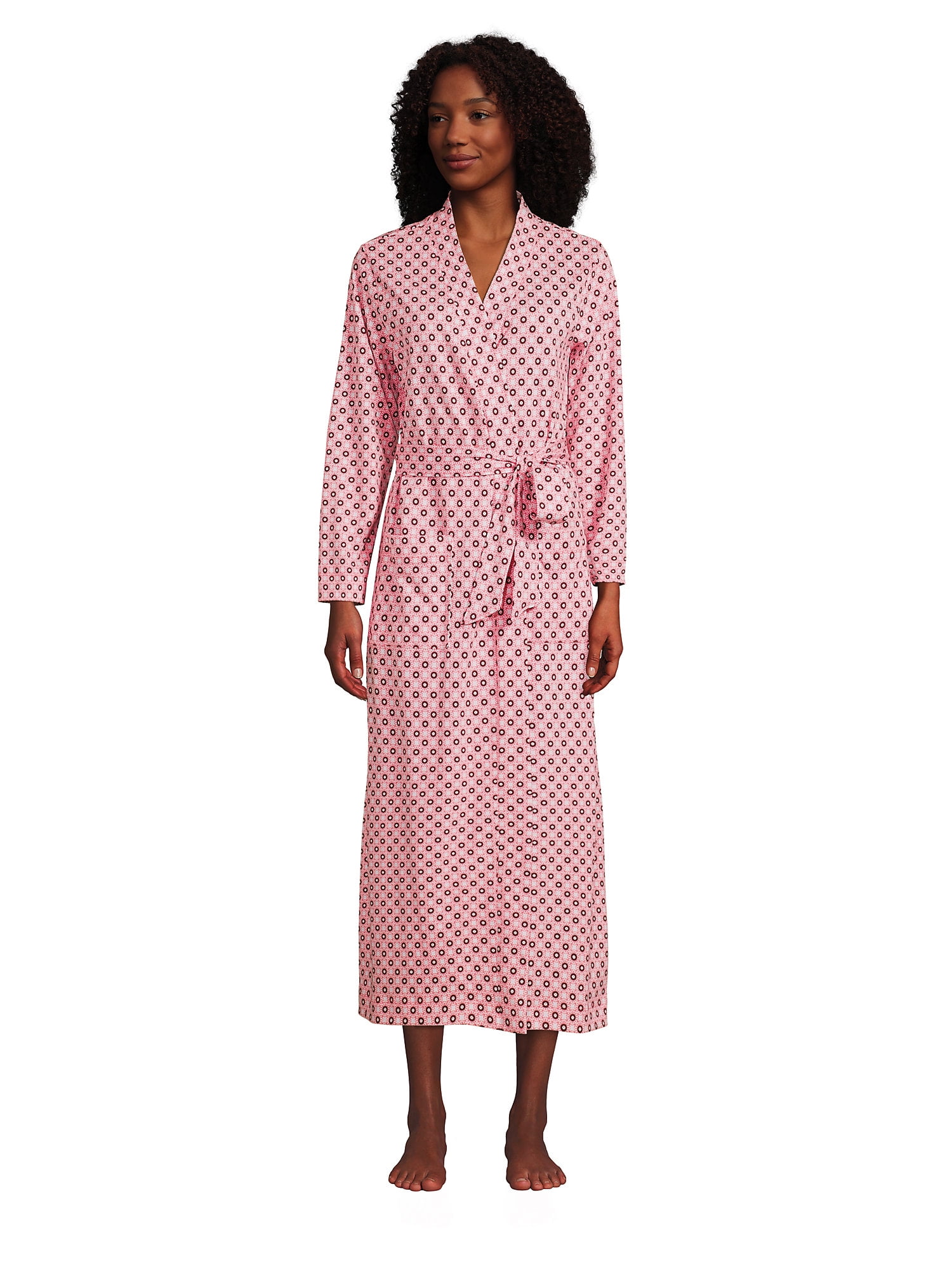 Lands' End Women's Petite Supima Cotton Long Robe