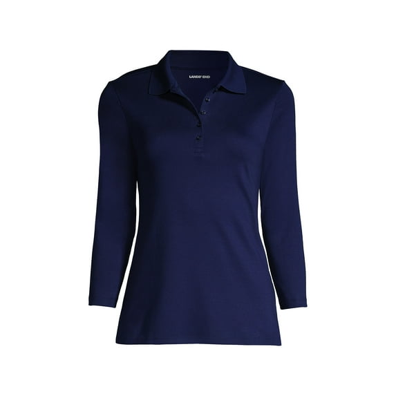 Lands' End Women's Petite Supima Cotton Polo