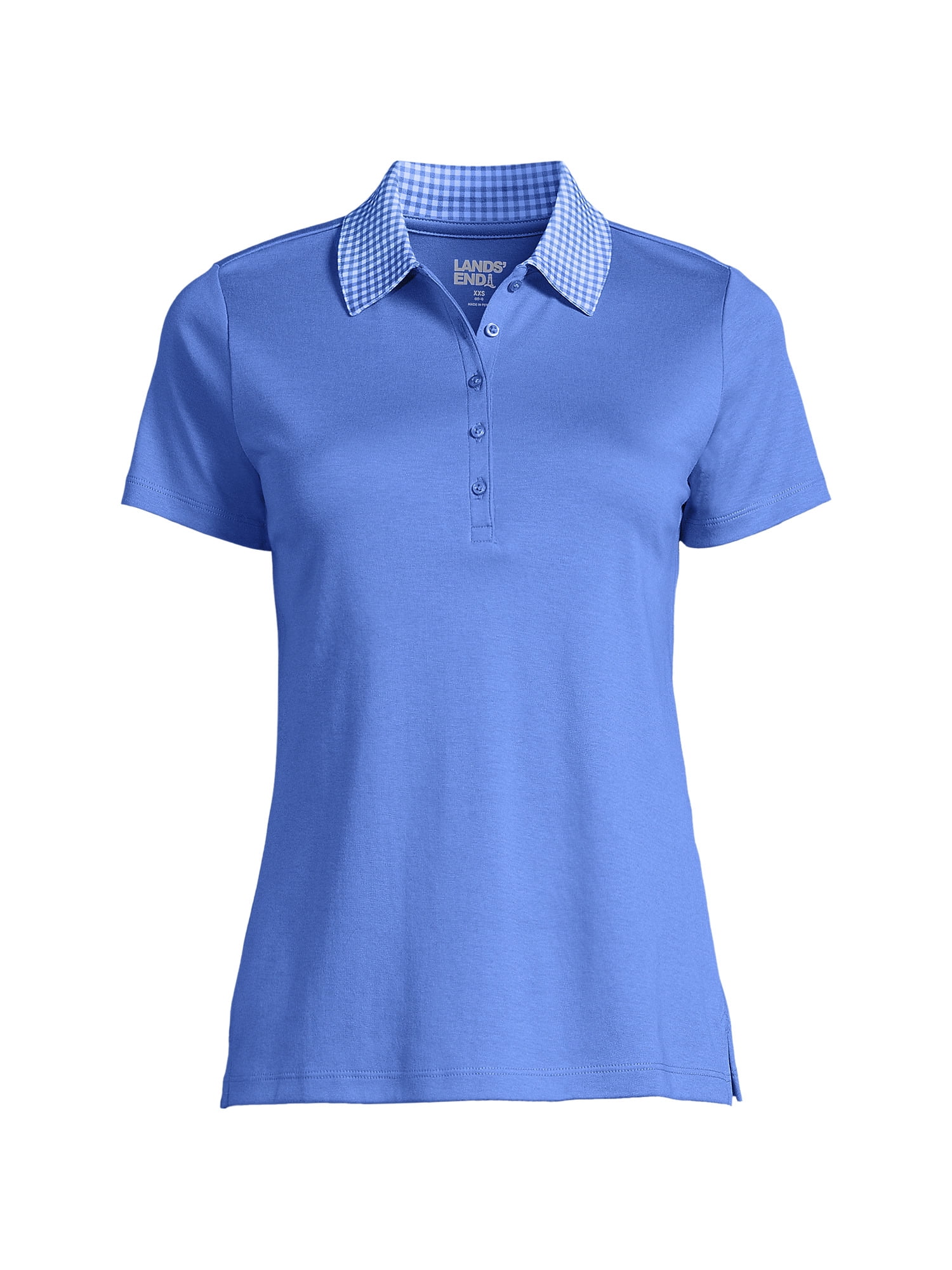 Lands' End Women's Petite Supima Cotton Polo - Walmart.com