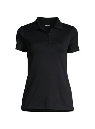 Black polo shirt womens walmart online