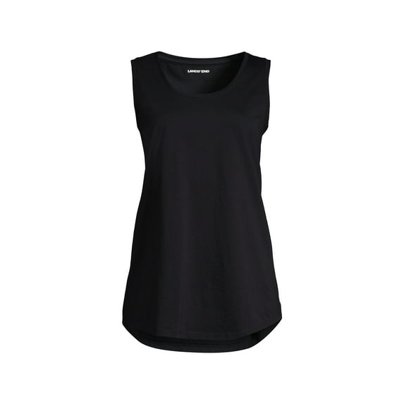Lands' End Women's Petite Supima Cotton Tunic Tank Top