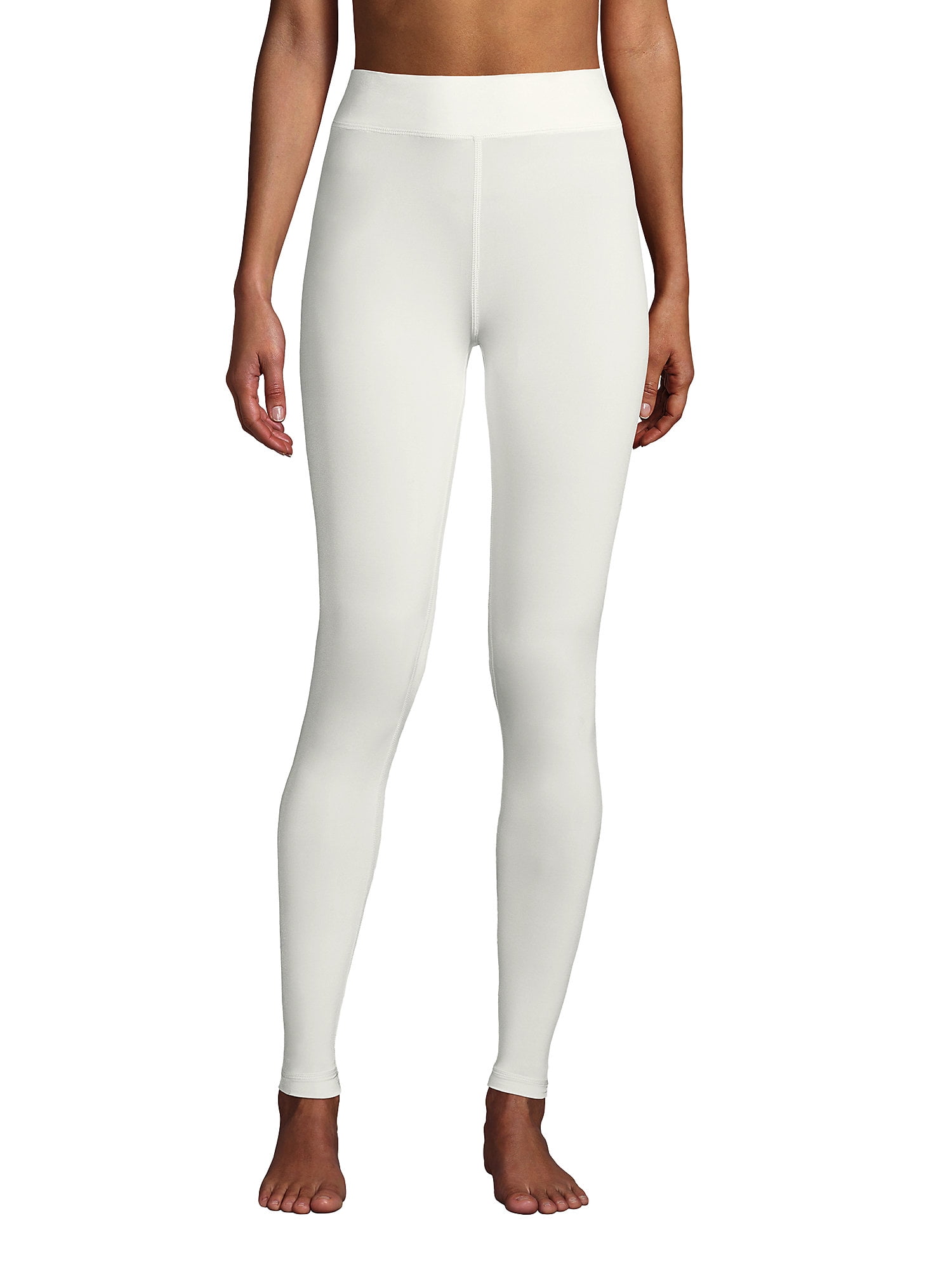 Lands' End Women's Petite Thermaskin Heat Base Layer Thermal Pants Long