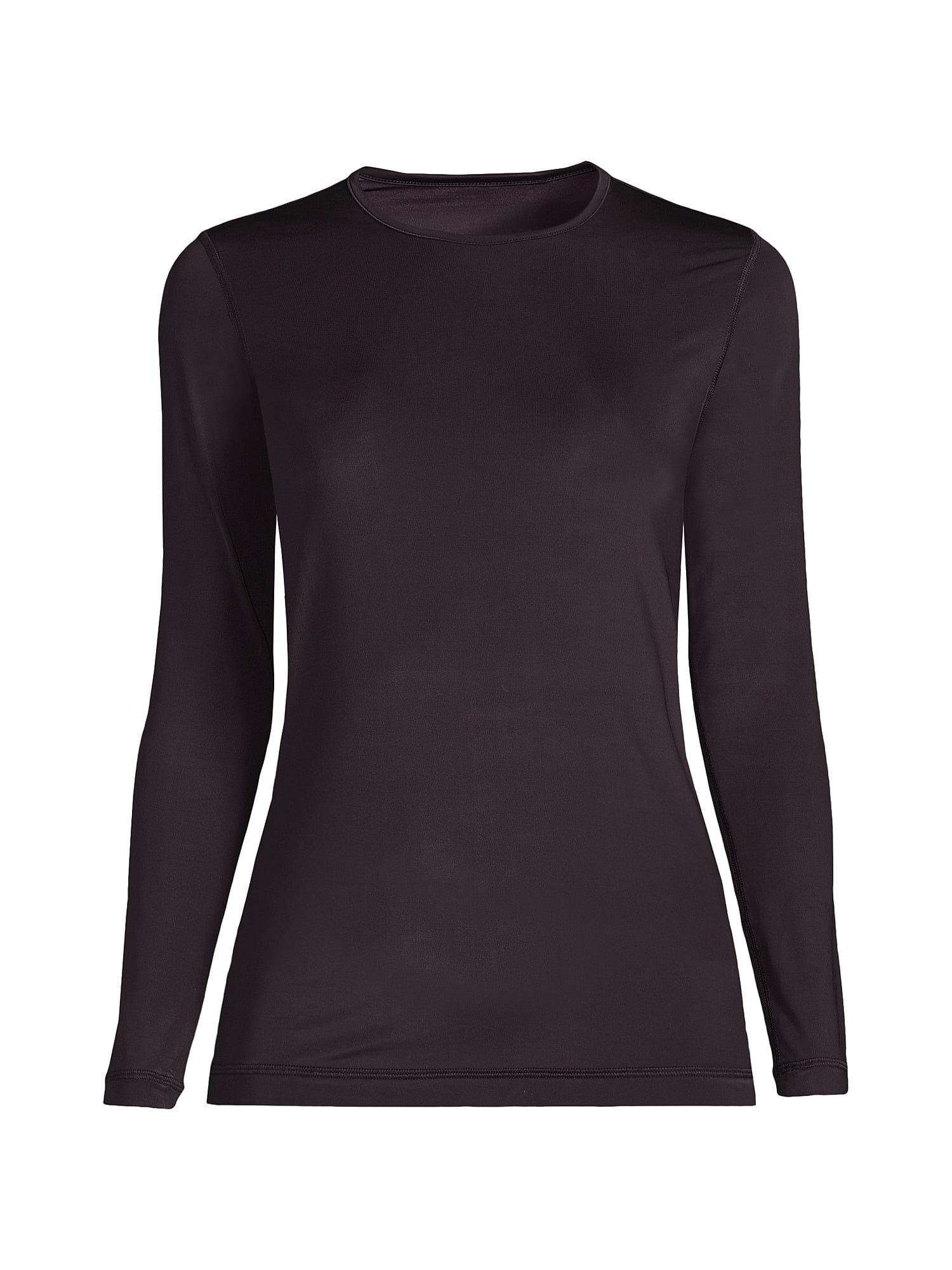 Lands' End Women's Petite Thermaskin Heat Thermal Top Base Layer Long