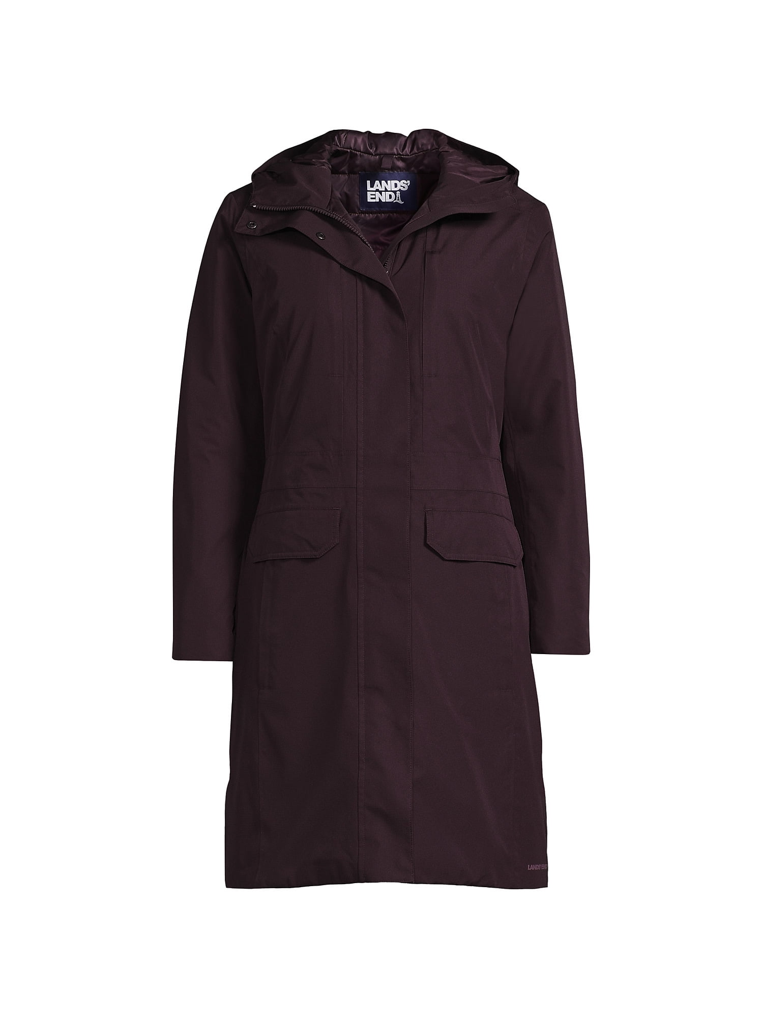 Lands' End Women's Petite Waterproof Insulated Raincoat