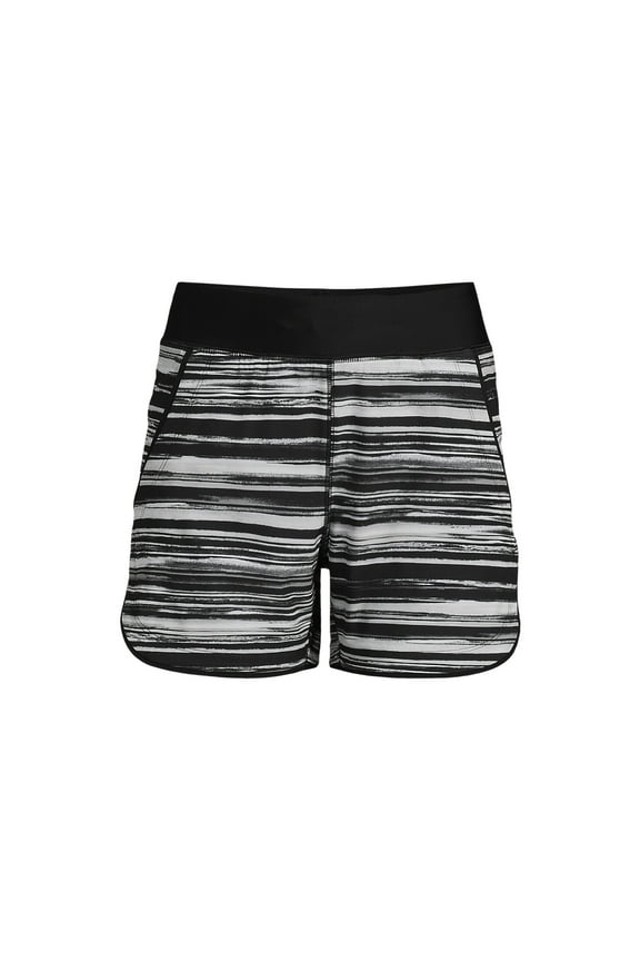 Women's Plus Size 5" Quick Dry Swim Shorts with Panty