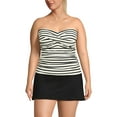 thumbnail image 1 of Lands' End Women's Plus Size Bandeau Tankini Swimsuit Top, 1 of 3