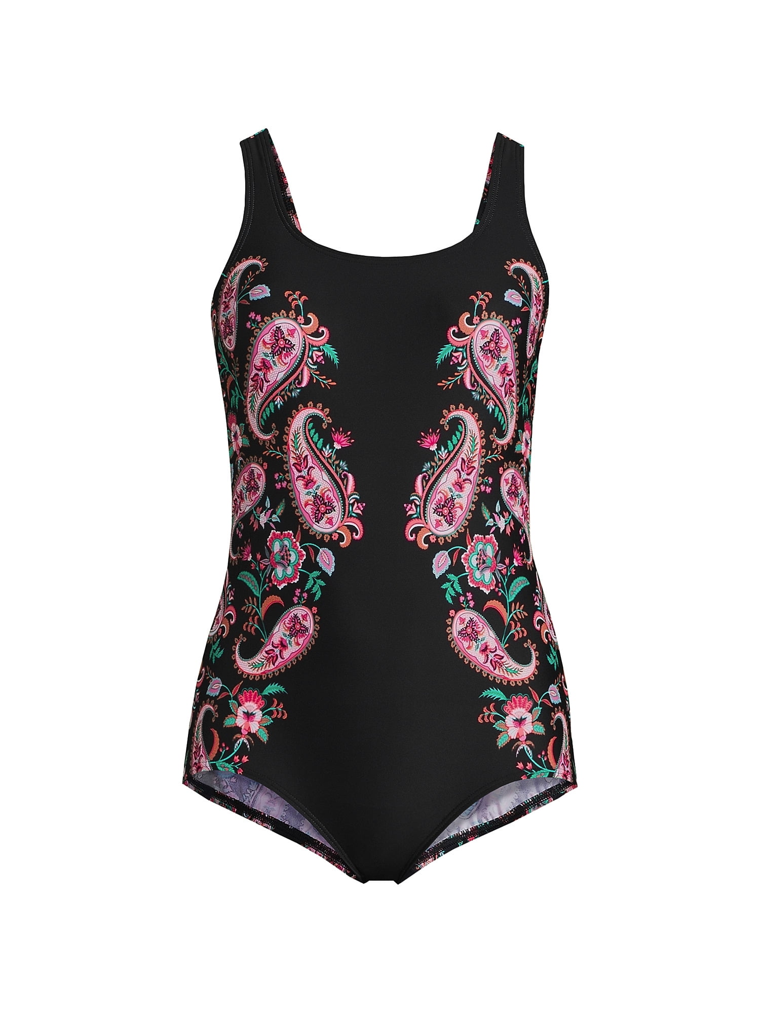 Lands' End Women's Plus Size Chlorine Resistant Tugless One Piece