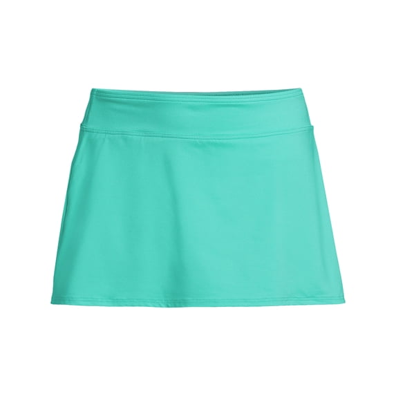 Lands' End Women's Plus Size Chlorine Resistant Tummy Control Swim Skirt Swim Bottoms