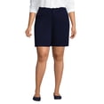 thumbnail image 1 of Lands' End Women's Plus Size Classic 7" Chino Shorts, 1 of 3