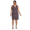 thumbnail image 1 of Lands' End Women's Plus Size Cotton Jersey Sleeveless Swim Cover-up Dress Print, 1 of 3