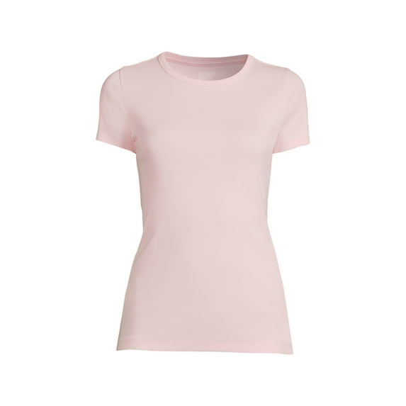 Lands' End Women's Plus Size Cotton Rib T-shirt