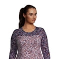 thumbnail image 1 of Lands' End Women's Plus Size Crew Neck Long Sleeve Rash Guard UPF 50 Sun Protection Modest Swim Tee, 1 of 3