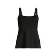 thumbnail image 1 of Lands' End Women's Plus Size DD-Cup Adjustable Scoop Neck Flutter Tankini Top, 1 of 3