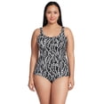 thumbnail image 1 of Lands' End Women's Plus Size DD-Cup Tugless Low Leg One Piece Swimsuit, 1 of 6