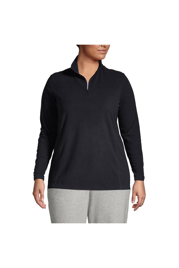 Women's Plus Size Anyweather Fleece Quarter Zip Pullover