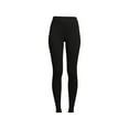 thumbnail image 1 of Lands' End Women's Plus Size High Rise Serious Sweats Fleece Lined Pocket Leggings, 1 of 3