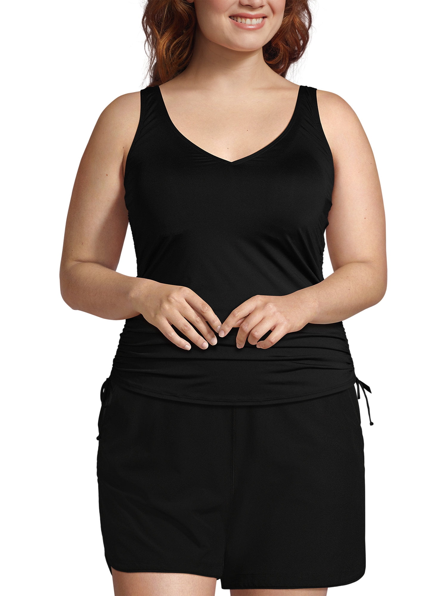 lands end plus size tankini tops