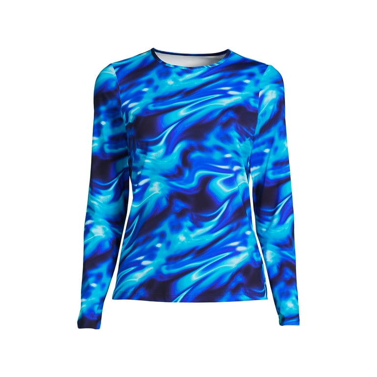 Lands end plus size rash guard sale