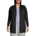 thumbnail image 1 of Lands' End Women's Plus Size Long Sleeve Open Long Cardigan Sweater, 1 of 3