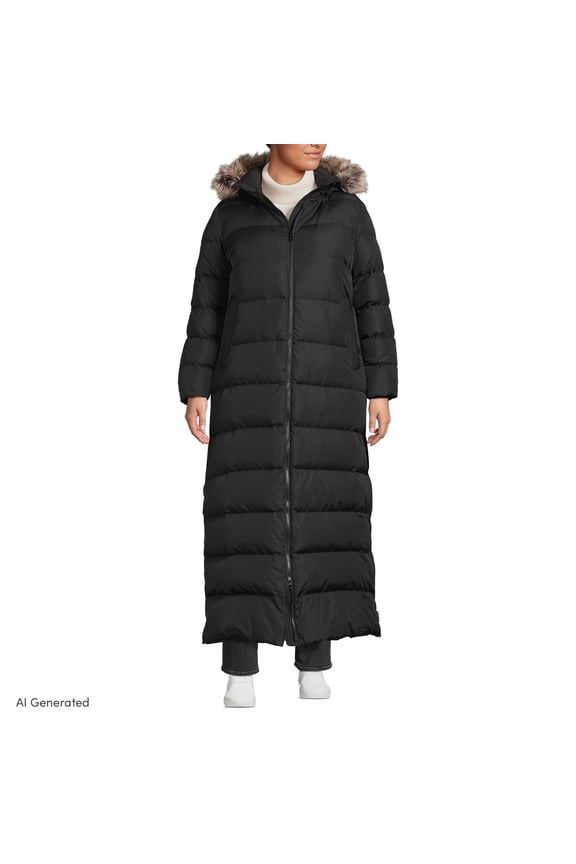 Women's Plus Size Max 600 Down Long Maxi Coat
