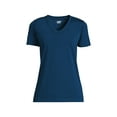 thumbnail image 1 of Lands' End Women's Plus Size Relaxed Supima Cotton T-Shirt, 1 of 3