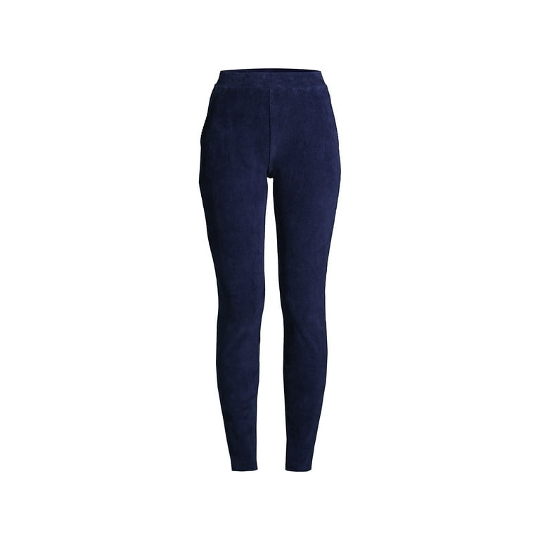 Lands' End Plus Sport Knit High Rise Corduroy Leggings