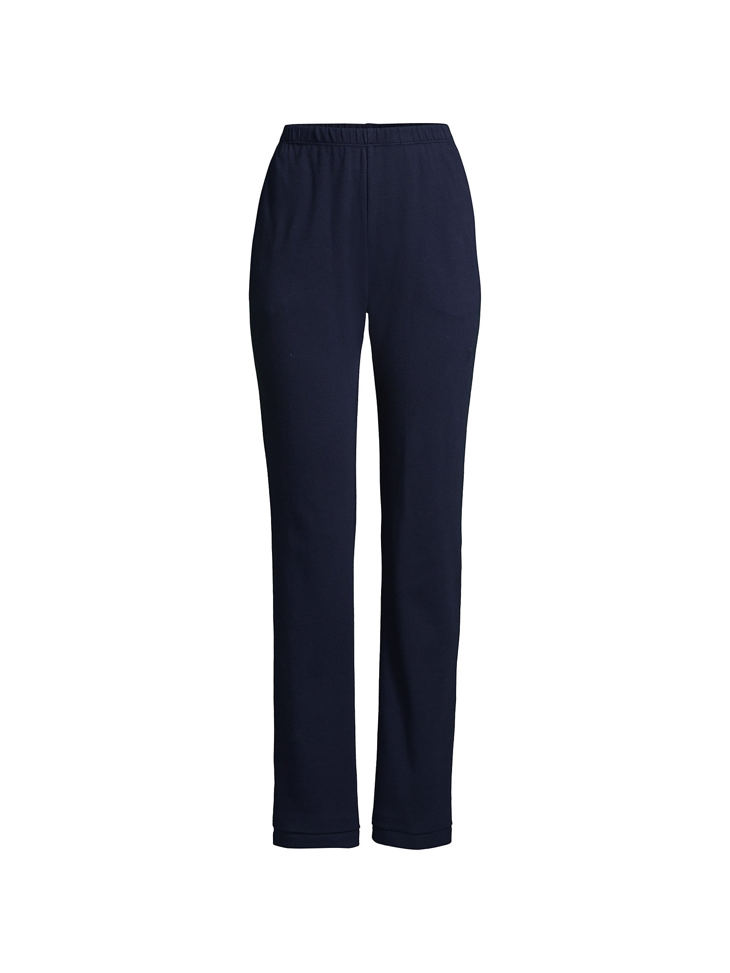 Lands' End Women's Plus Size Sport Knit High Rise Elastic Waist Pull On